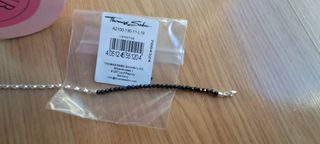 Pulsera Thomas Sabo Plata y Negra