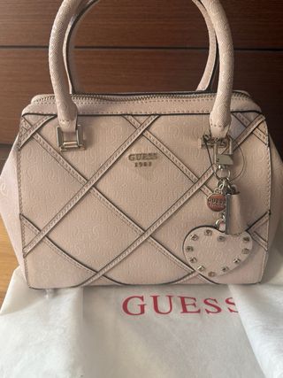 Bolso Guess Beige/Rosa
