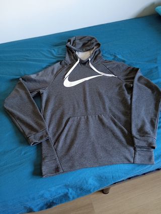 Sudadera Nike Gris con Capucha