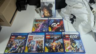 Play 5 Sony Blanca. Con lector de CD y 2 mandos