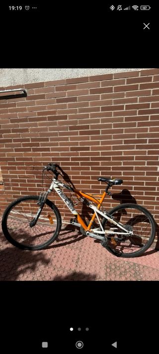 Bicicleta Mercier MTB Naranja/Blanca