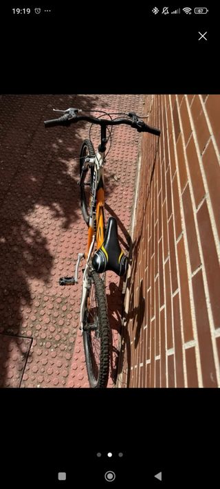 Bicicleta Mercier MTB Naranja/Blanca
