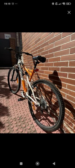Bicicleta Mercier MTB Naranja/Blanca