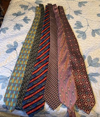 Lote 6 corbatas hombre