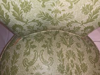 Butaca Descalzadora Vintage Verde y Oro