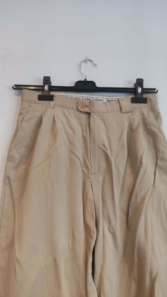 Pantalón Burberry Beige Hombre
