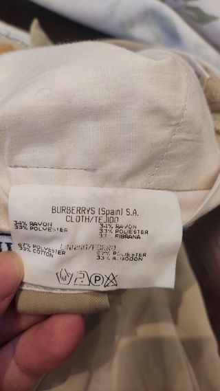 Pantalón Burberry Beige Hombre
