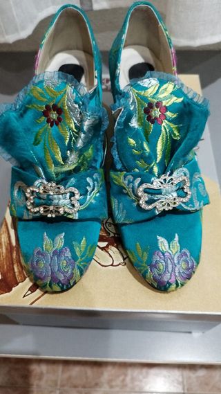 Traje de Fallera Multicolor