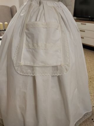 Enagua Fallera Blanca