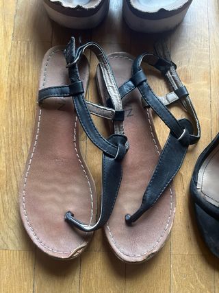 Lote 4 sandalias mujer