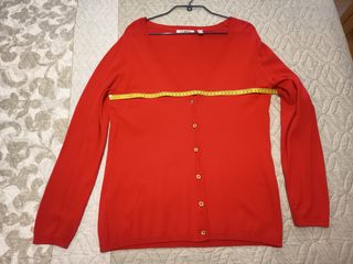 Chaqueta fina Punt Roma roja talla P