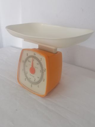 Báscula de cocina vintage Prestige naranja