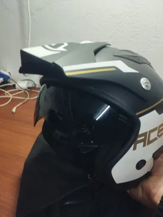 Casco Moto Acerbis Negro