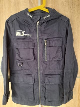 Parka Negra 7/8 años