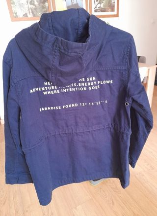 Parka Negra 7/8 años
