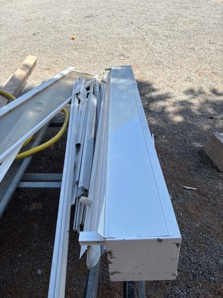 Cajón con persiana blanco