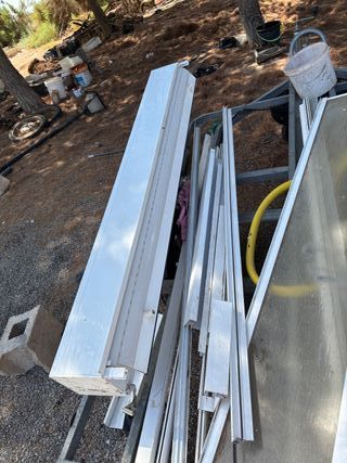 Cajón con persiana blanco
