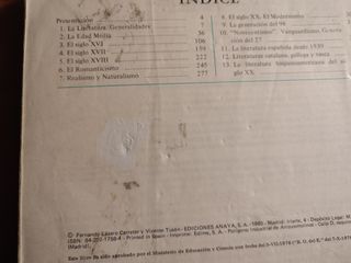 Literatura Española 2º