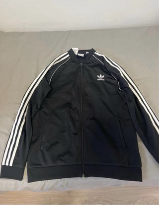 Conjunto Adidas Chándal Negro y Blanco