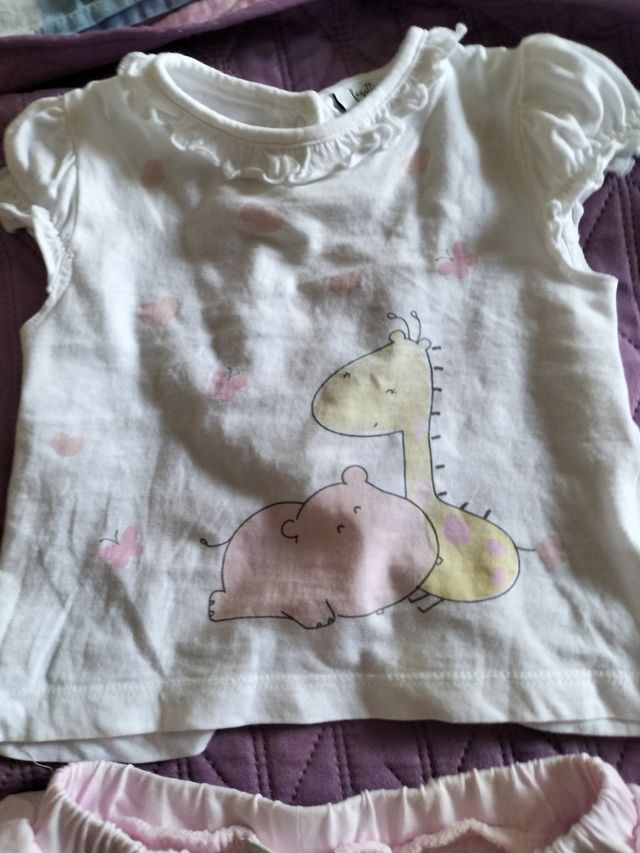 Completo neonata: maglietta e culotte