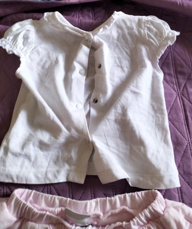 Completo neonata: maglietta e culotte