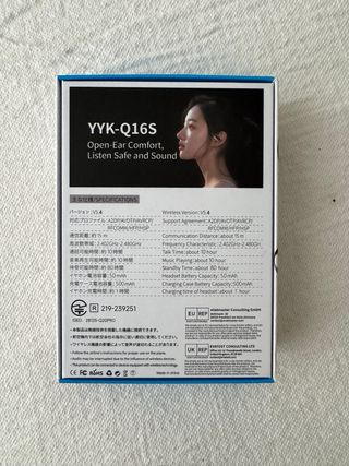 Auriculares Inalámbricos YYK-Q16S Open-Ear
