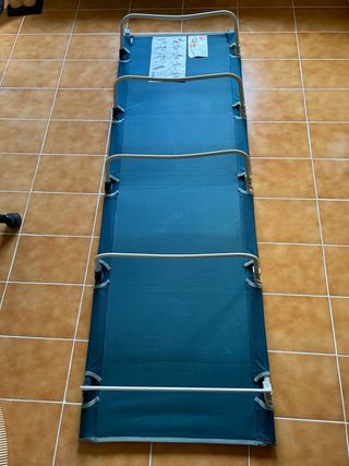 Cama plegable Quechua azul
