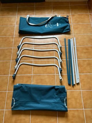 Cama plegable Quechua azul