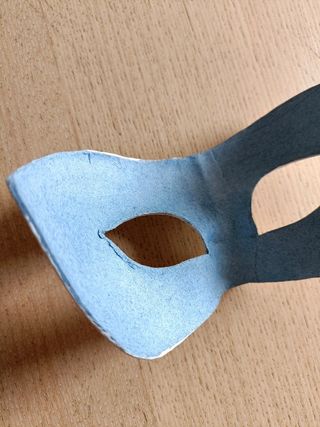 Máscara Veneciana Artesanal ojos colombina. Nueva.