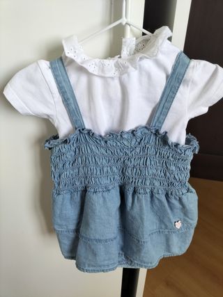 Salopette estiva neonata