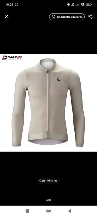 Maillot Ciclismo Darevie Manga Larga Talla M/L