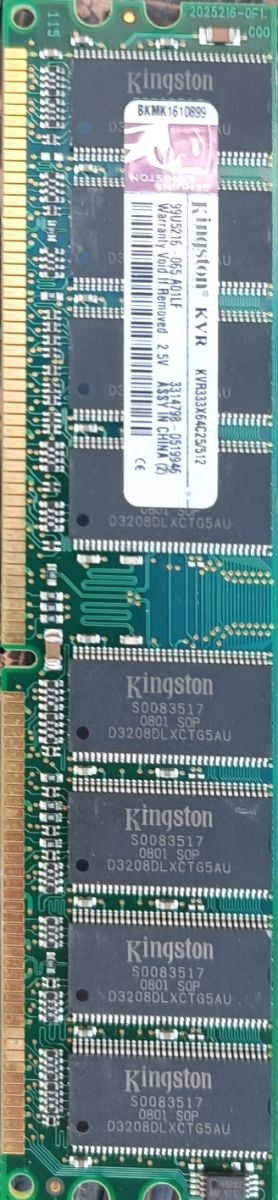 Piezas antiguas de ordenador