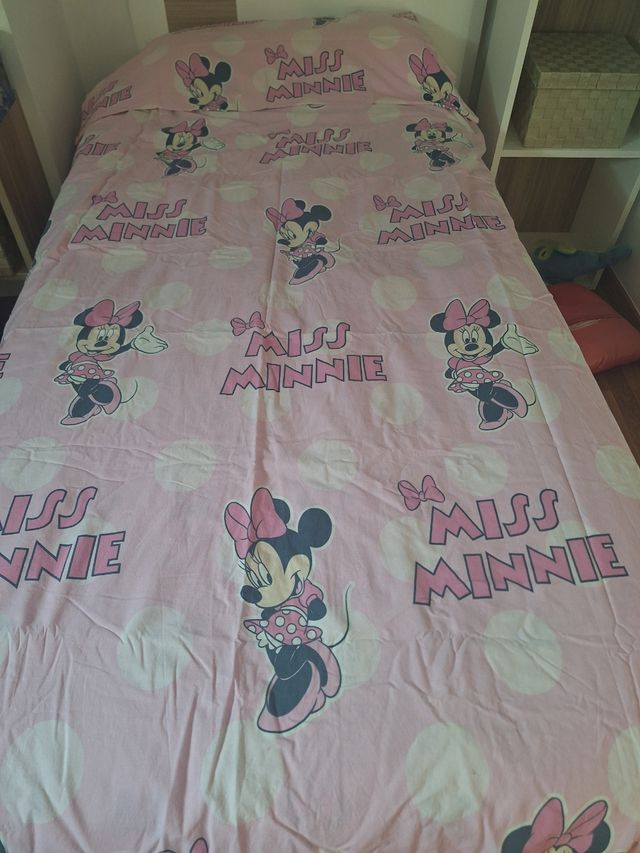 Funda Nórdica reversible Miss Minnie 90 cm