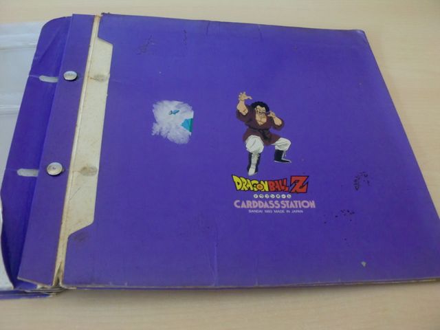 Dragon ball Carddass system file purple (Bad cond)