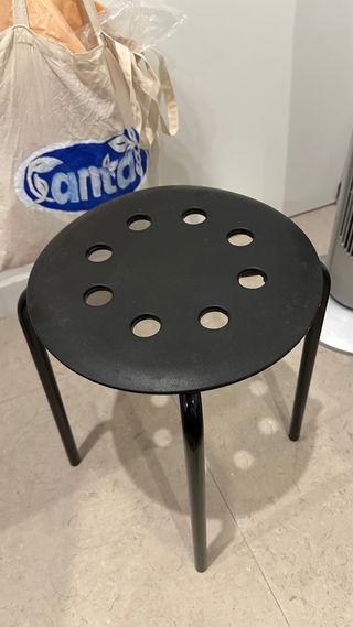 Banco Taburete Ikea Negro