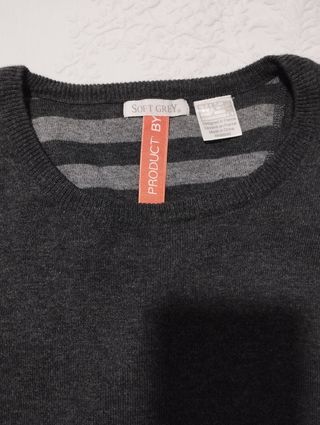 Jersey fino gris de hombre