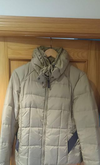 Abrigo camel Zara Talla L