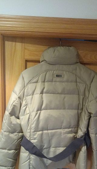 Abrigo camel Zara Talla L