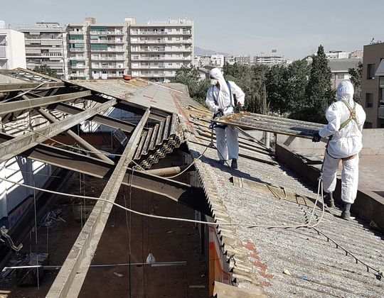 Sustitución Uralita con Amianto por Panel Sandwich