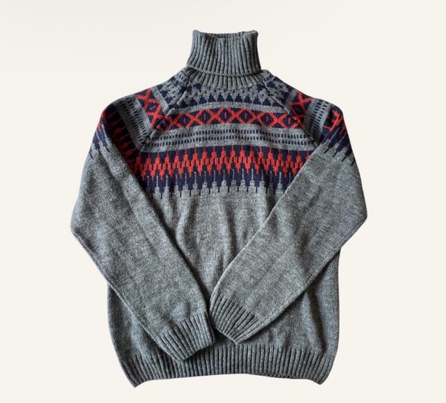 Maglione uomo Combipel grigio fantasia L