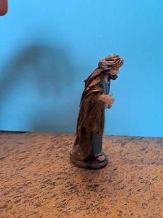 Figura Belén de pastor con saco