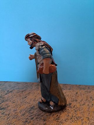 Figura Belén de pastor con saco