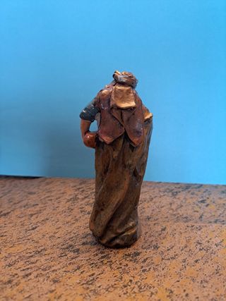 Figura Belén de pastor con saco