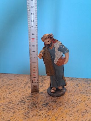 Figura Belén de pastor con saco