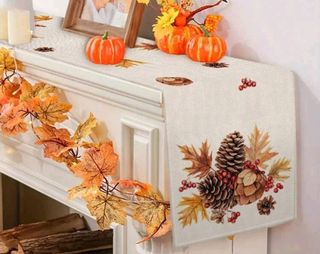 Runner Tavola 33x90cm Motivo Autunnale von pigne 