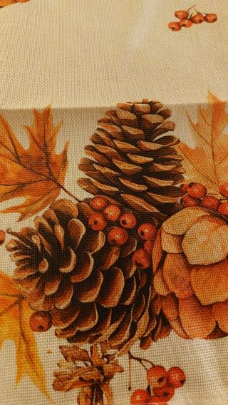 Runner Tavola 33x90cm Motivo Autunnale von pigne 