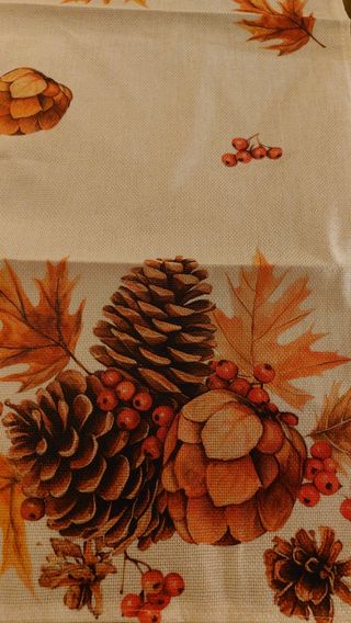 Runner Tavola 33x90cm Motivo Autunnale von pigne 