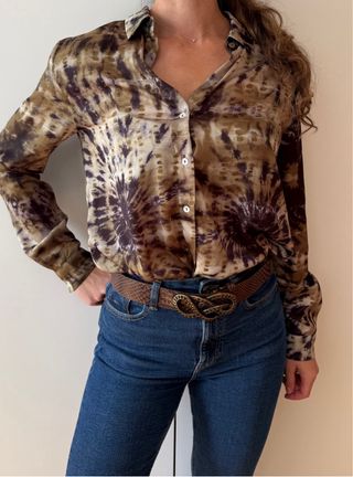 Blusa Stradivarius Tie-Dye