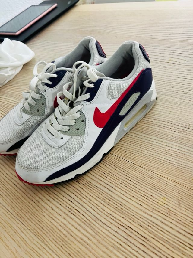 Nike Air Max 90 Blancas y Rojas