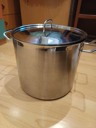 Olla industrial  de acero inoxidable